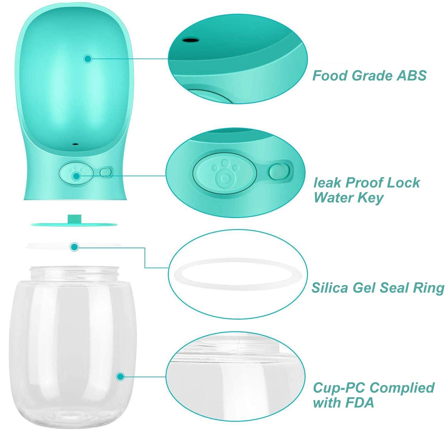 Wiggly™ Pet Water Bottle