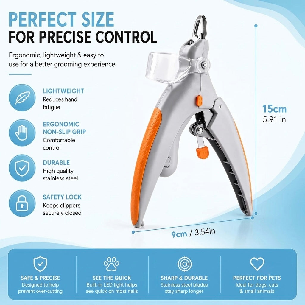Wiggly™ NailVision LED Clipper