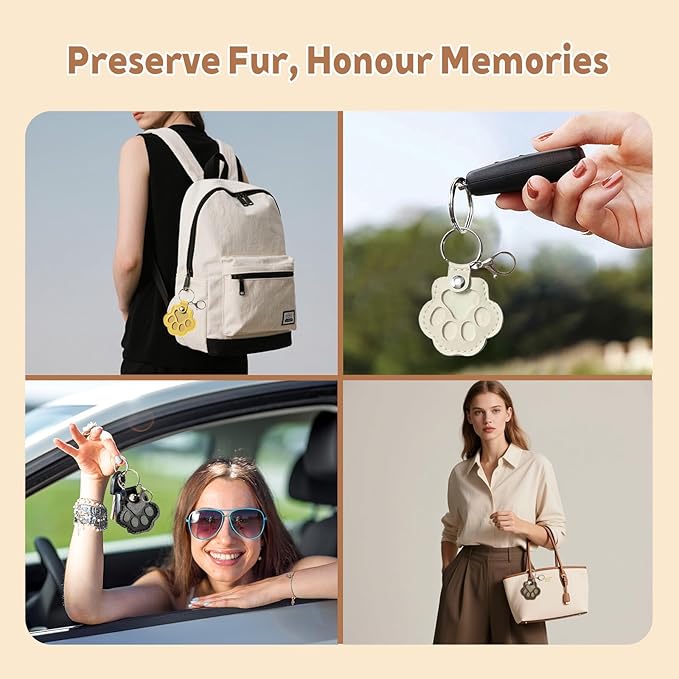 Wiggly™ Paw Keychain