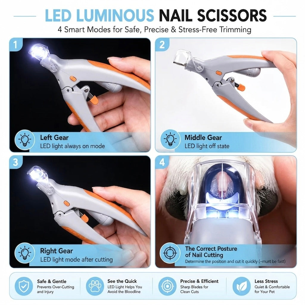 Wiggly™ NailVision LED Clipper