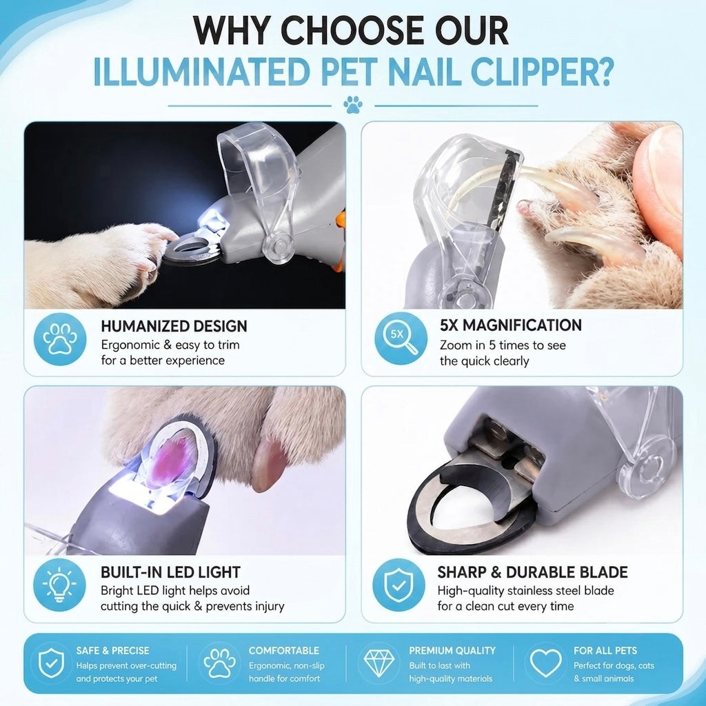 Wiggly™ NailVision LED Clipper