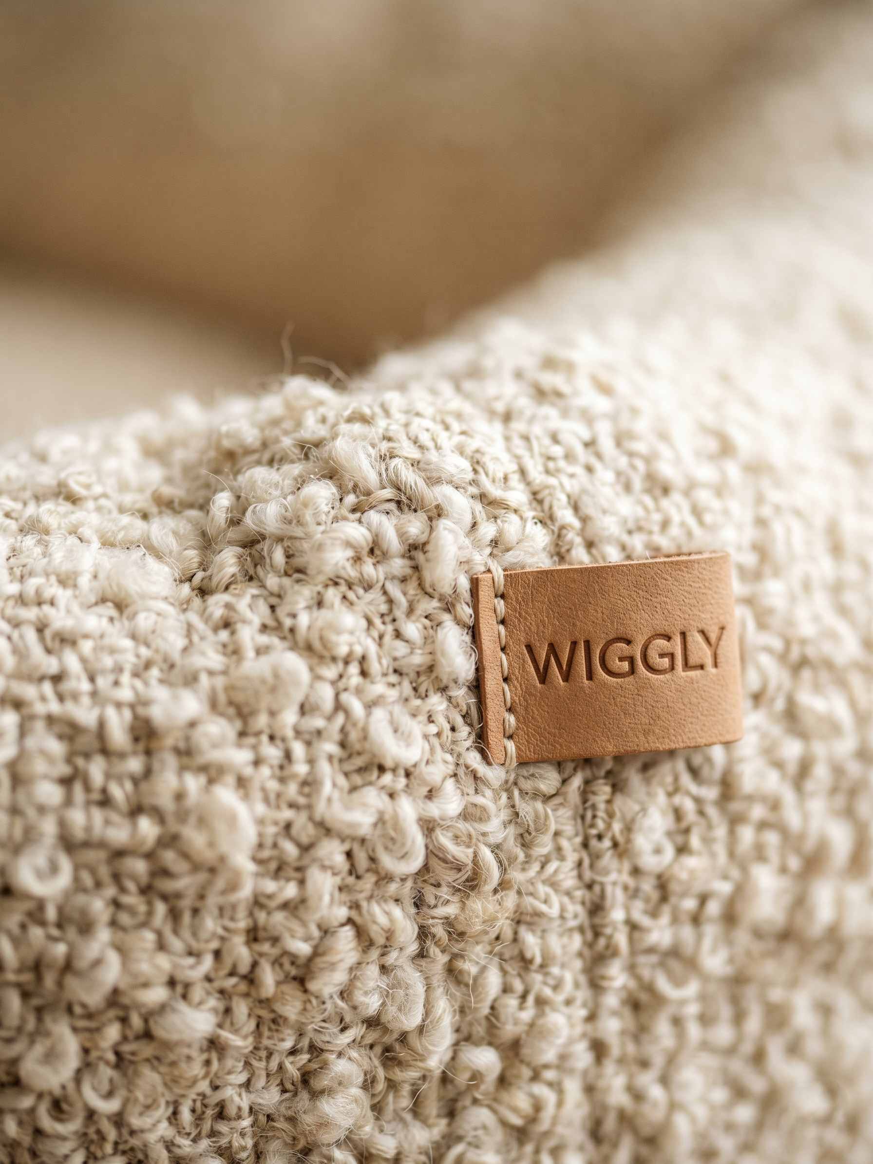 The Wiggly Bouclé Lounge Bed