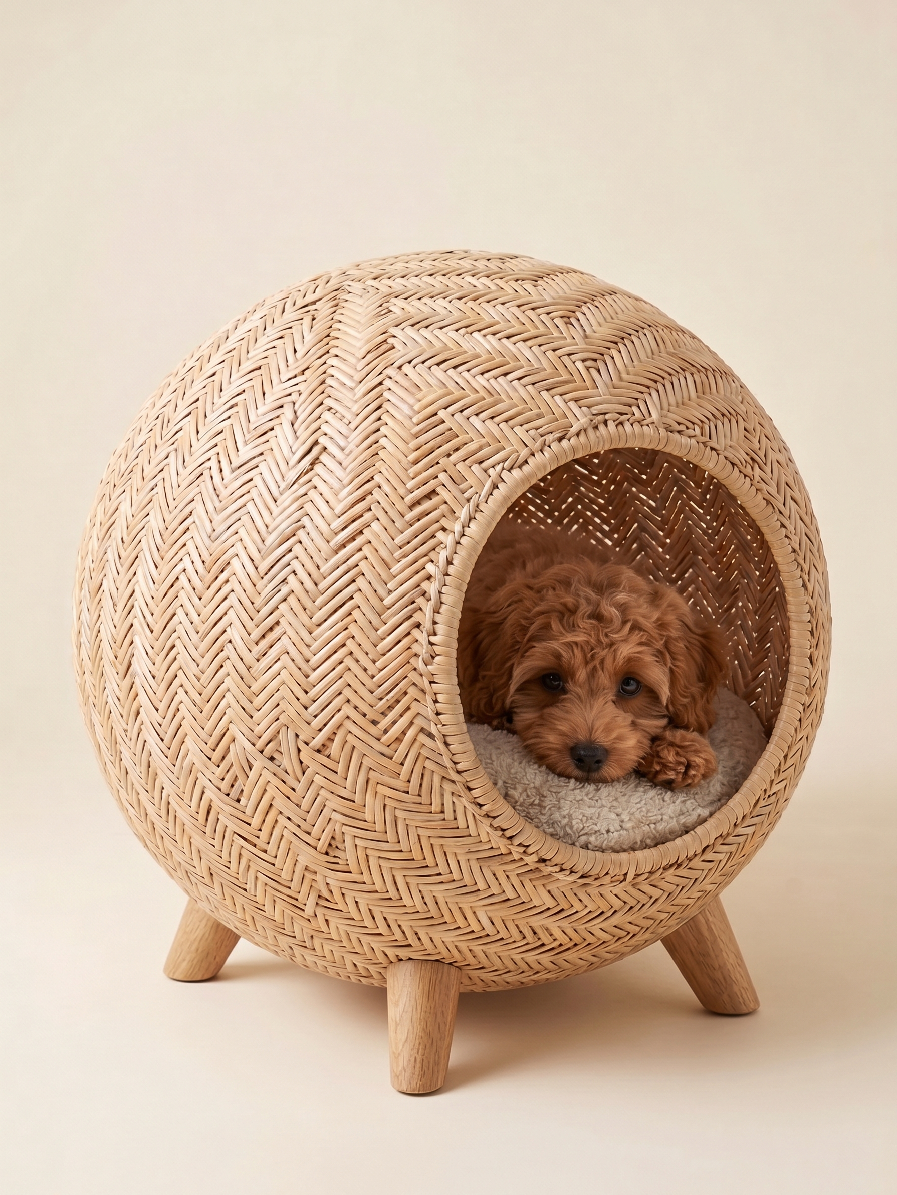 The Wiggly Rattan Sphere