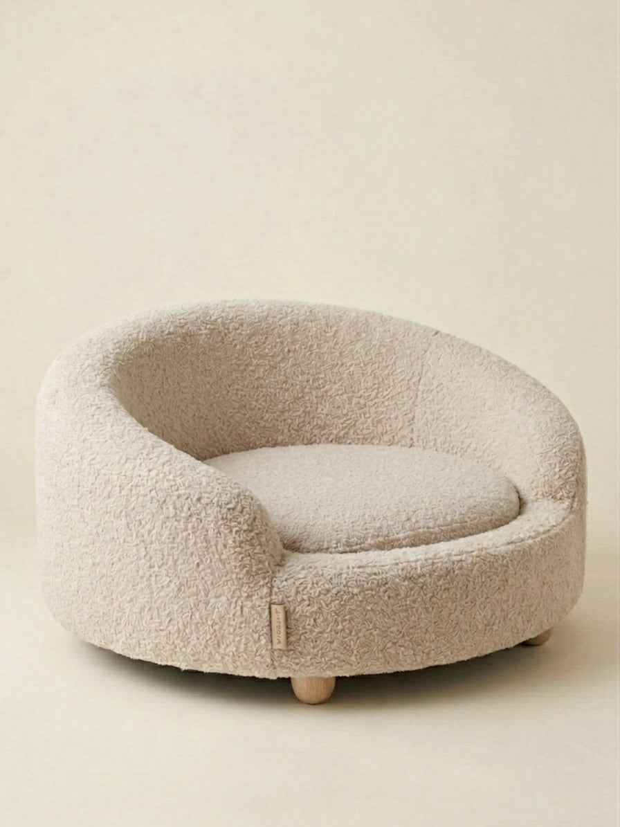 The Wiggly Bouclé Sofa
