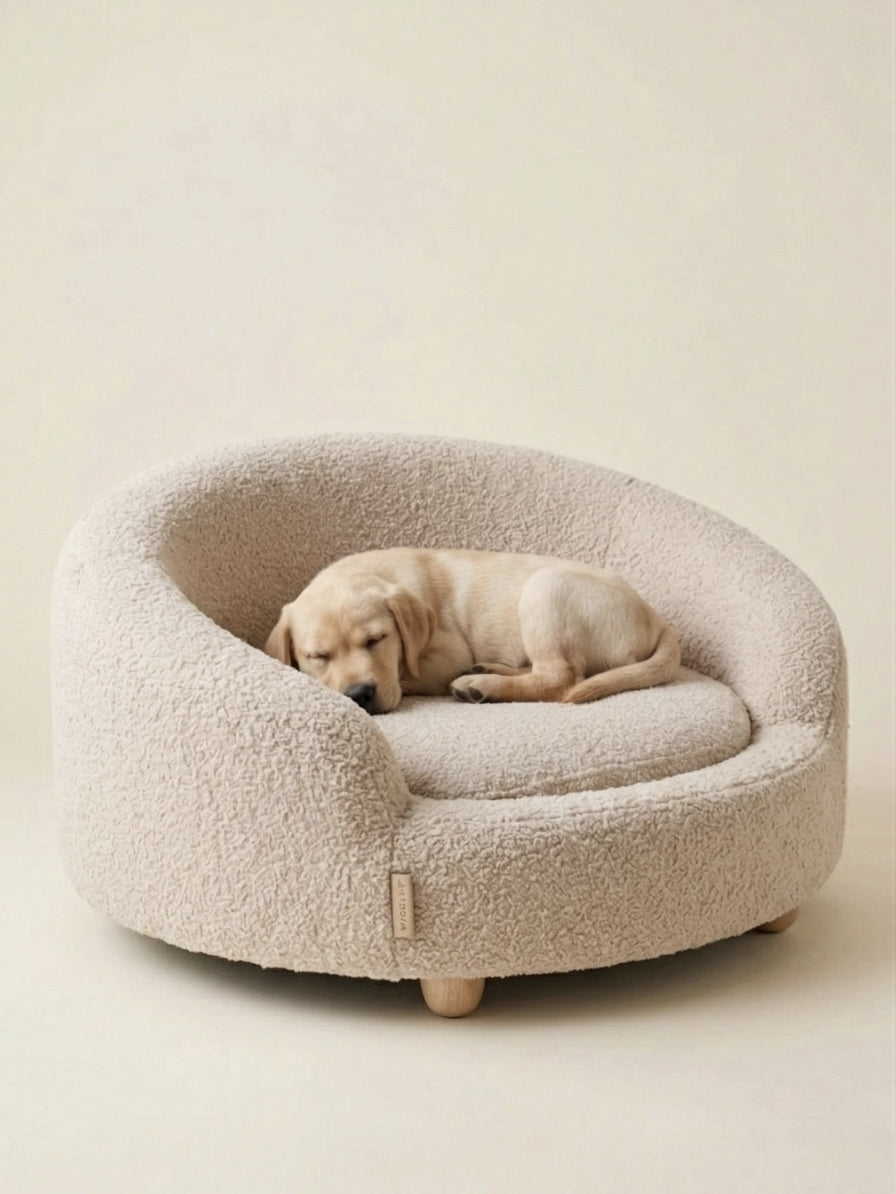 The Wiggly Bouclé Sofa