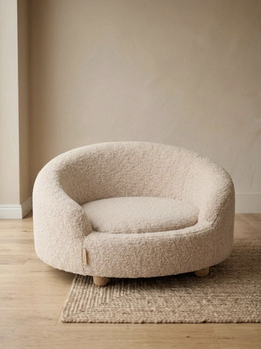 The Wiggly Bouclé Sofa