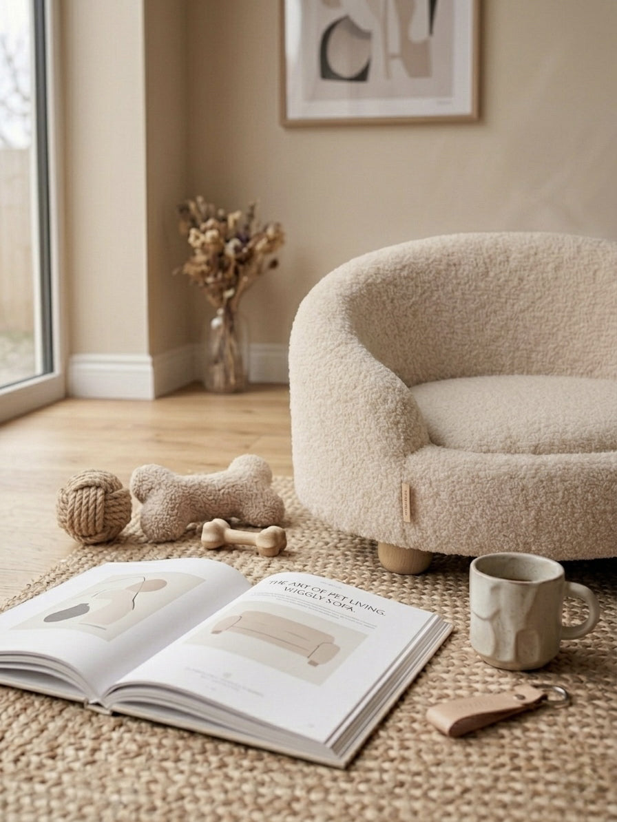The Wiggly Bouclé Sofa