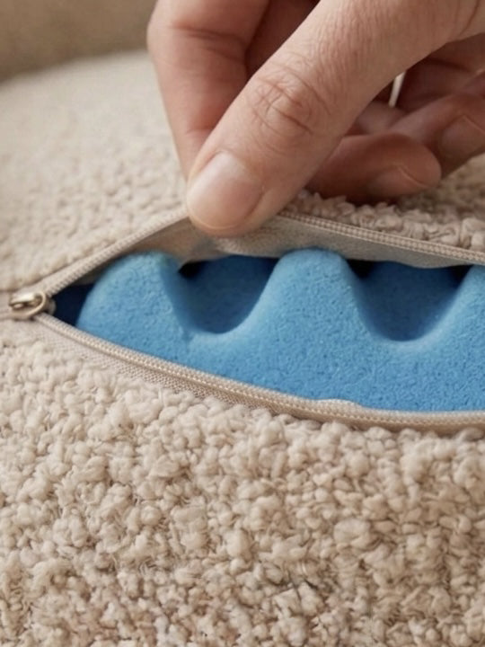 The Wiggly Bouclé Cloud Bed