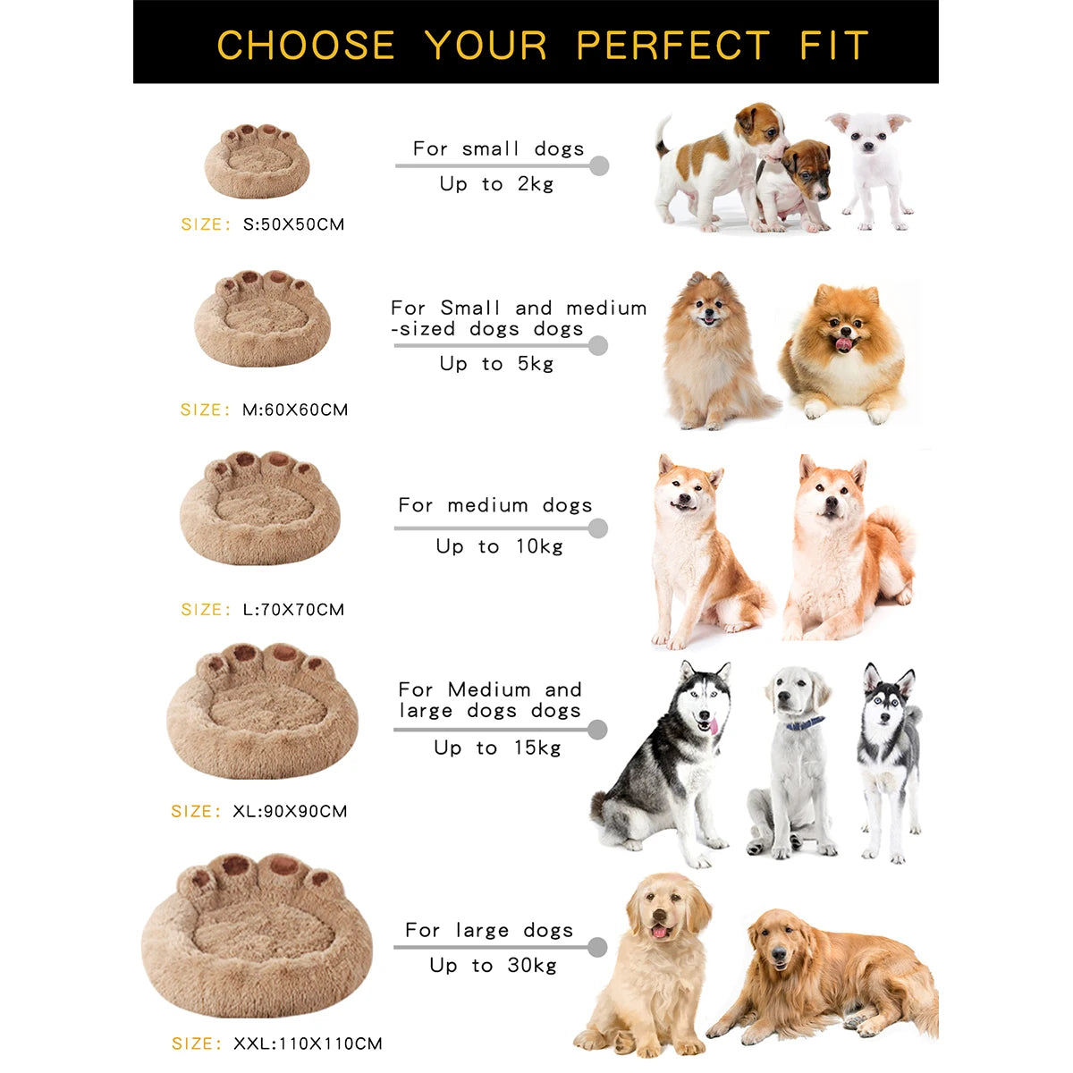 Wiggly™ Paw Pet Bed