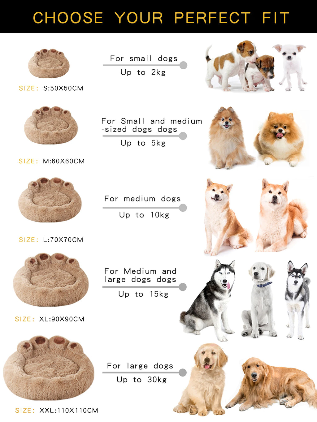 Wiggly™ Paw Pet Bed