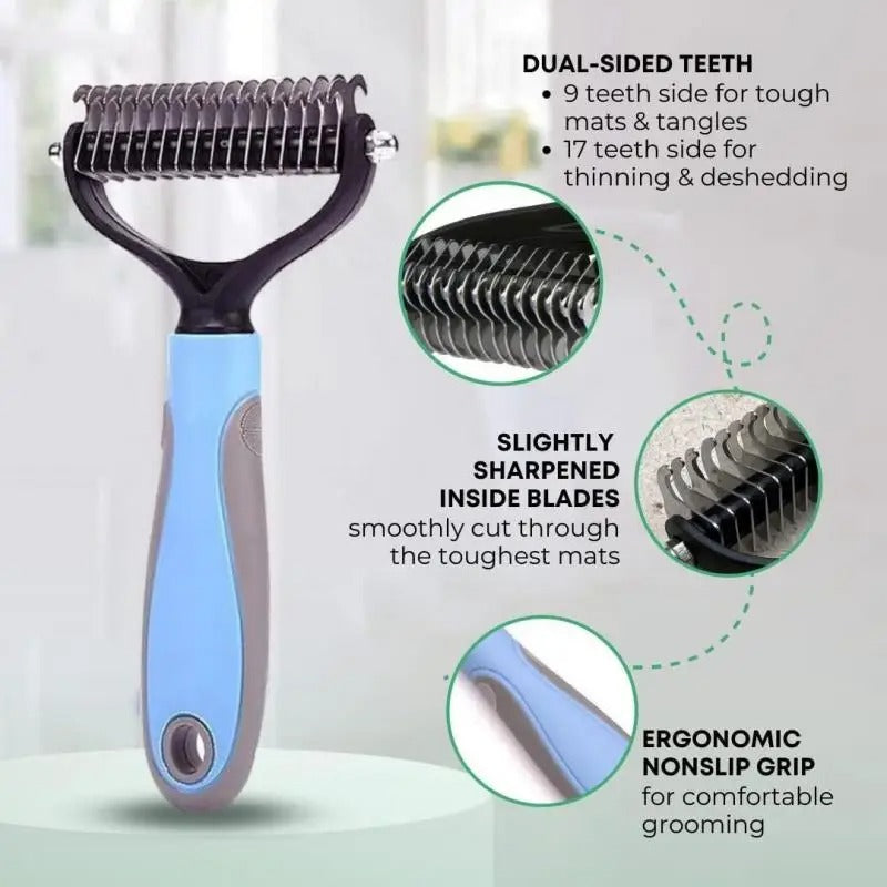 Wiggly™ Dual-Sided Deshedding Comb