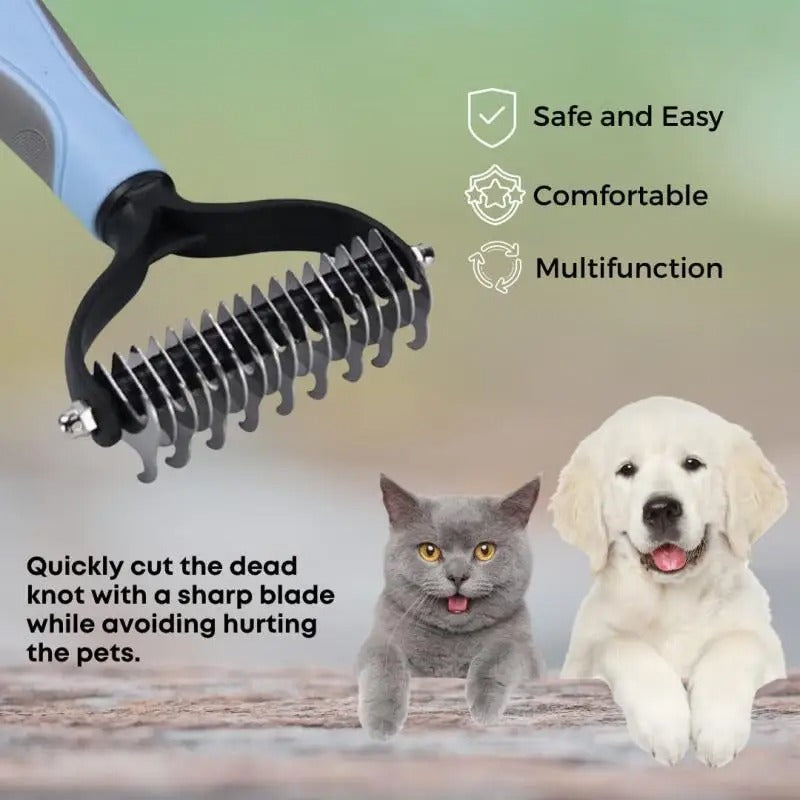 Wiggly™ Dual-Sided Deshedding Comb